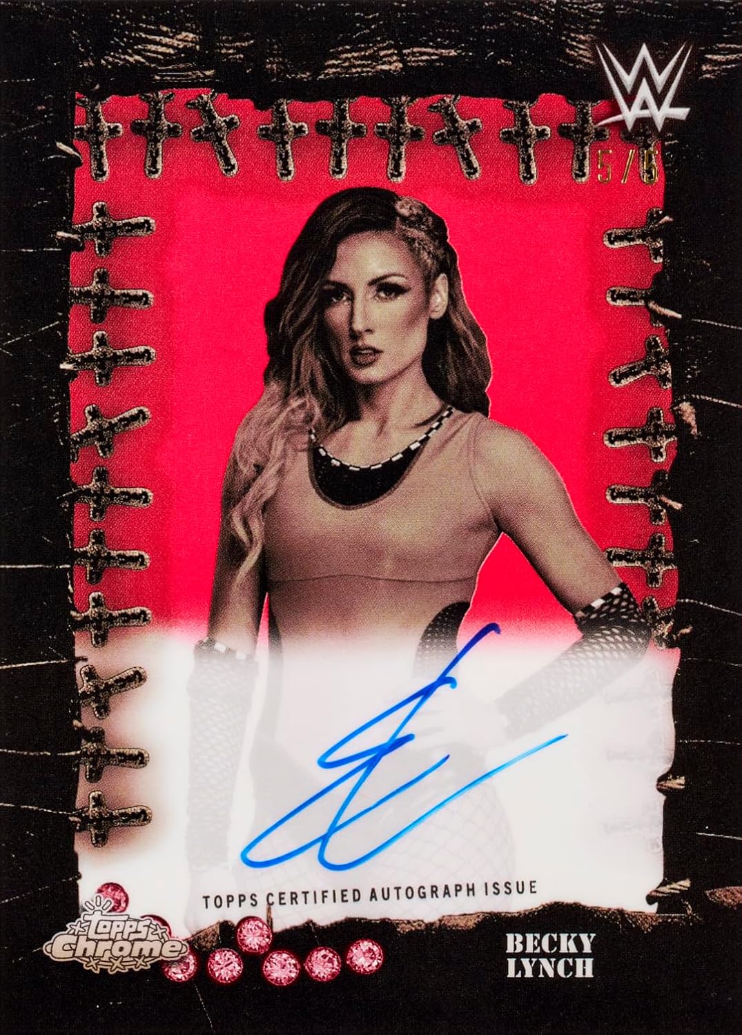 2025 Topps Chrome WWE x Cactus Jack Hobby Box