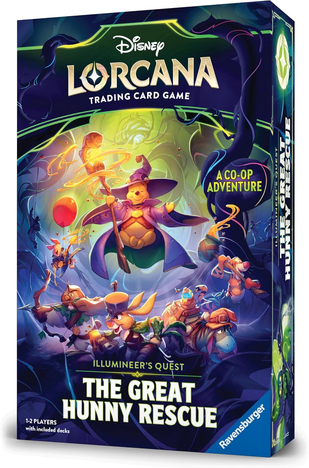 Ravensburger Disney Lorcana TCG: Illumineer's Quest – The Great Hunny Rescue - Cooperative Adventure Against the Monstrous Vine - Scenario Deck + 2 Player Decks - Solo or Team Play - Ages 8+