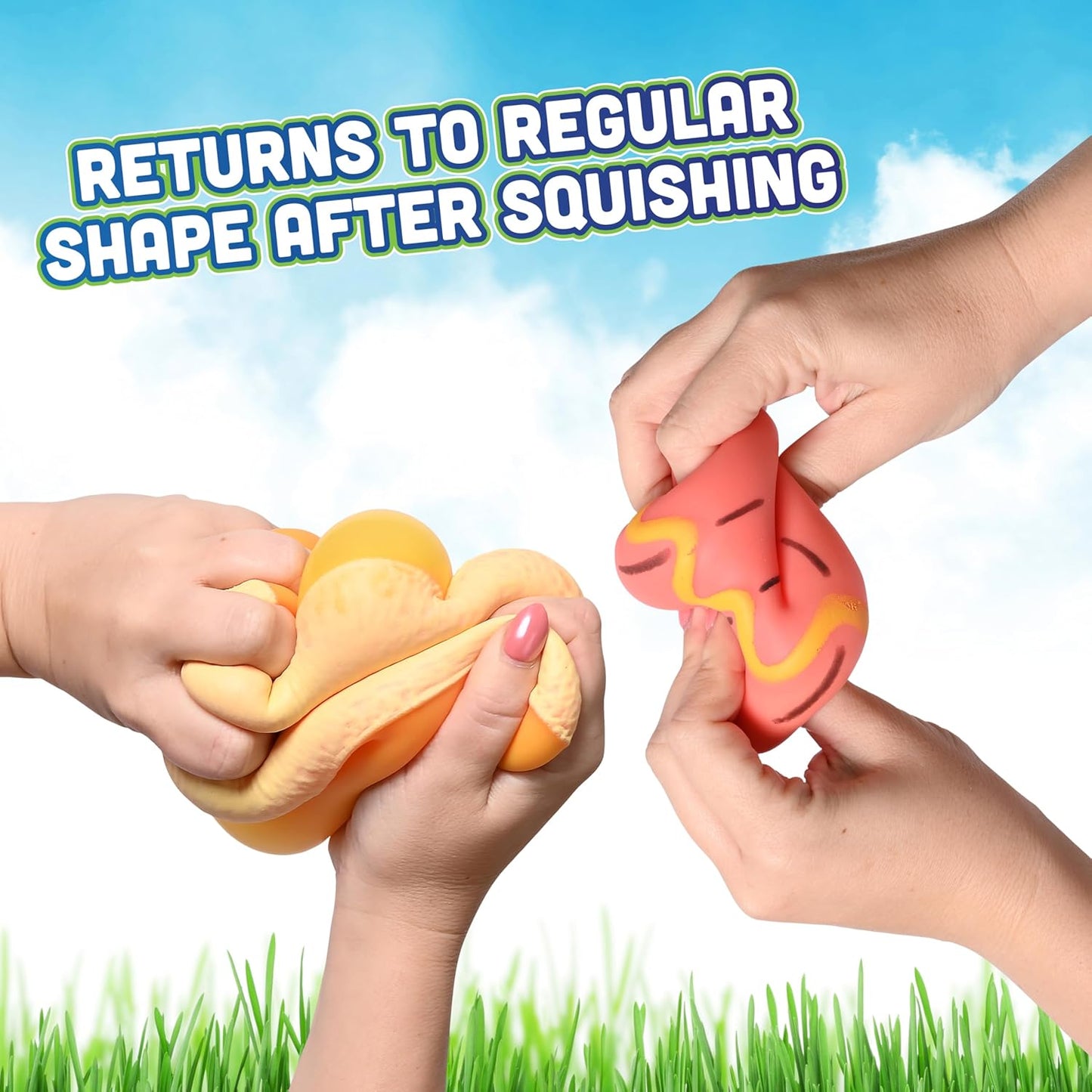 Toymendous Hot Dog Squish Toys