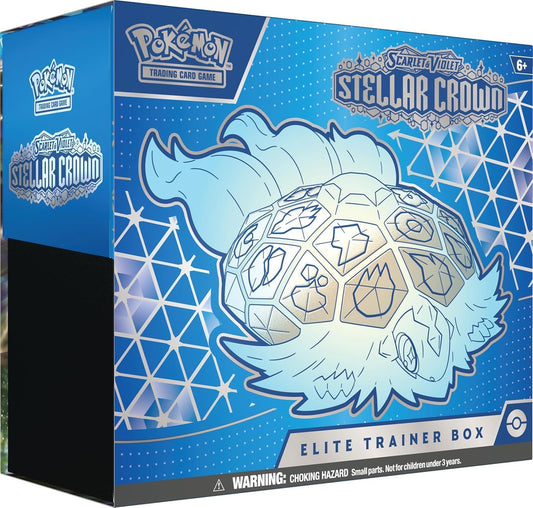 Pokemon TCG: Scarlet & Violet - Stellar Crown Pokemon Center Elite Trainer Box - 11 Packs, Promos