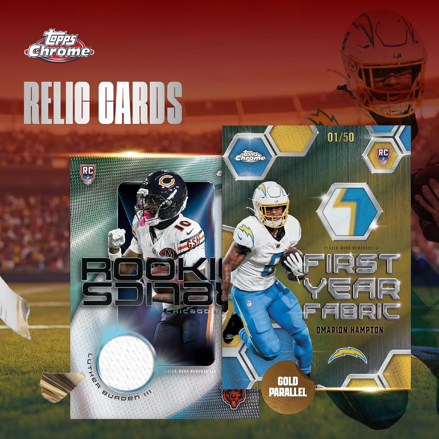 2025 Topps Chrome Football Mega Box