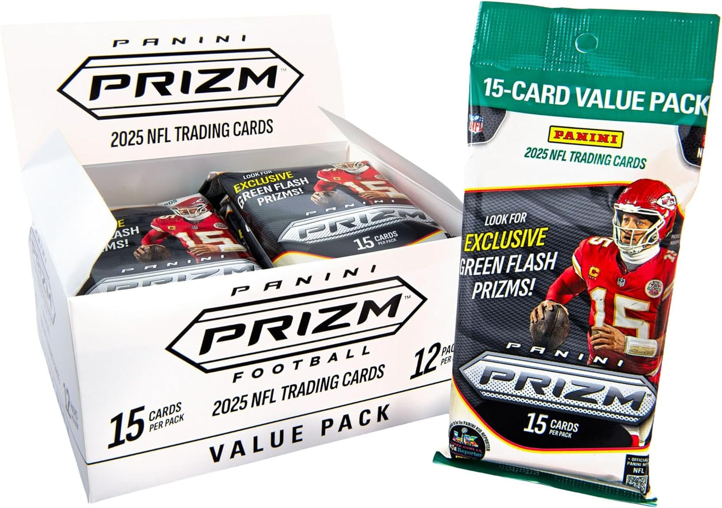 2025 Panini Prizm Football Trading Cards Fat Pack 12ct Box