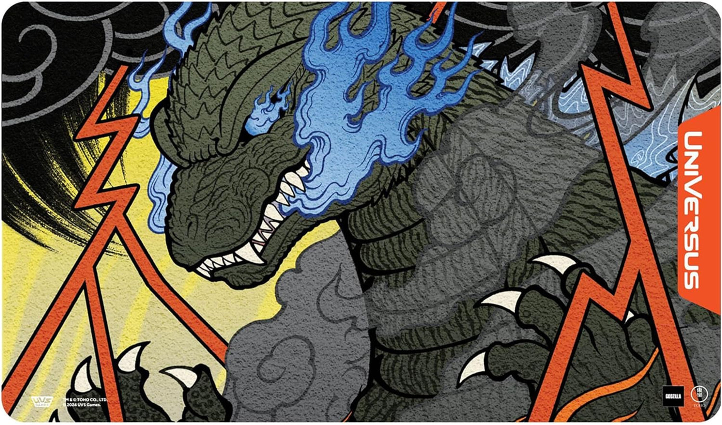 UniVersus: Godzilla Challenger Series - Godzilla Playmat - 24 x 14 Neoprene Mat, Tabletop Card Game Accessory, UVS Games, Officially Licensed