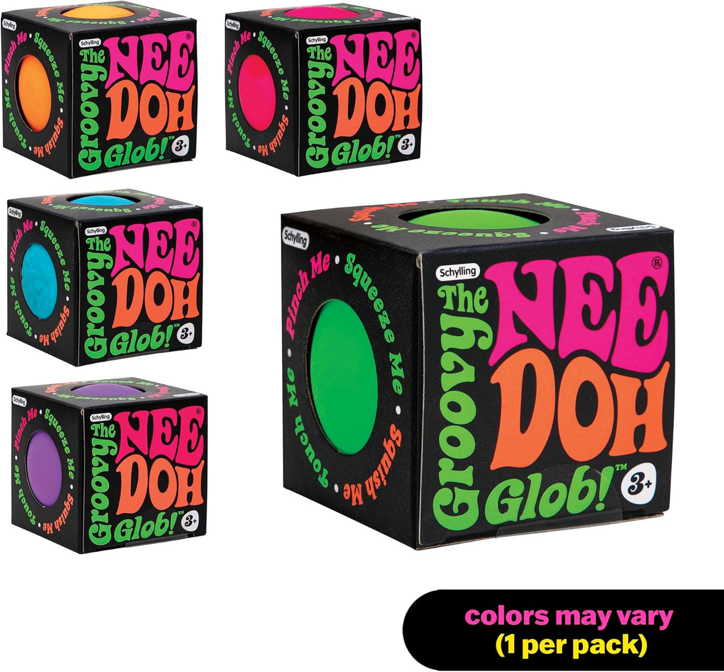 Schylling NeeDoh Original - Sensory Fidget Toy - Assorted Colors - Ages 3 to Adult