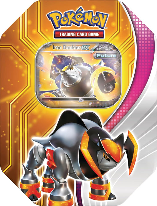 Pokemon TCG: Paradox Destinies Tin - Iron Boulder ex (1 Foil Promo Card & 4 Booster Packs)