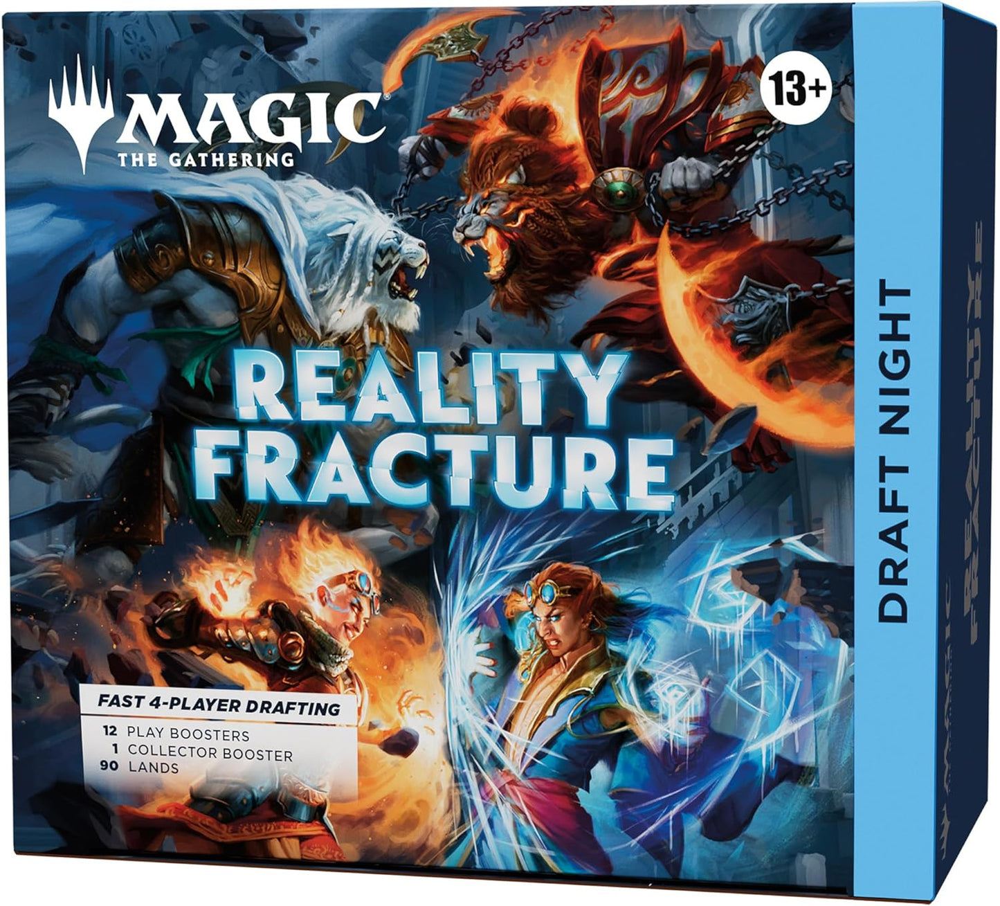 Magic: The Gathering Reality Fracture Draft Night - 1 Collector Booster, 12 Play Boosters, 90 Lands, 10 Tokens - Presale Ships 10/02/2026