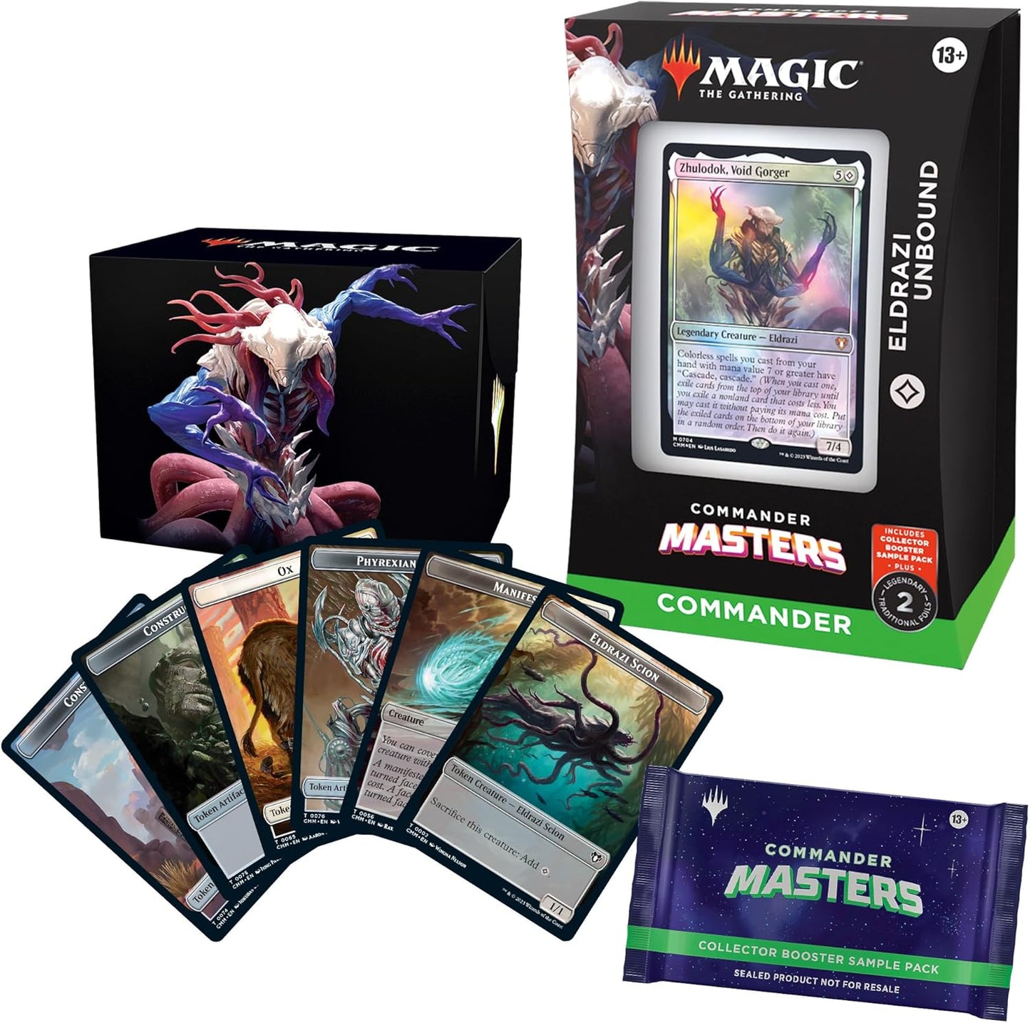 Magic: The Gathering Commander Masters Commander Deck - Eldrazi Unbound (100-Card Deck, 2-Card Collector Booster Sample Pack + Accessories)
…