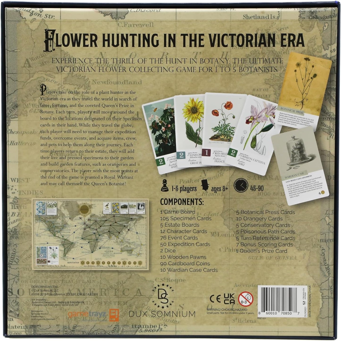 Botany Board Game | Family Strategy Game for Young Botanists and Adults | Ages 8+ | for 1-5 Players | Average Playtime 45-90 mins | Perfect for Family Game Night