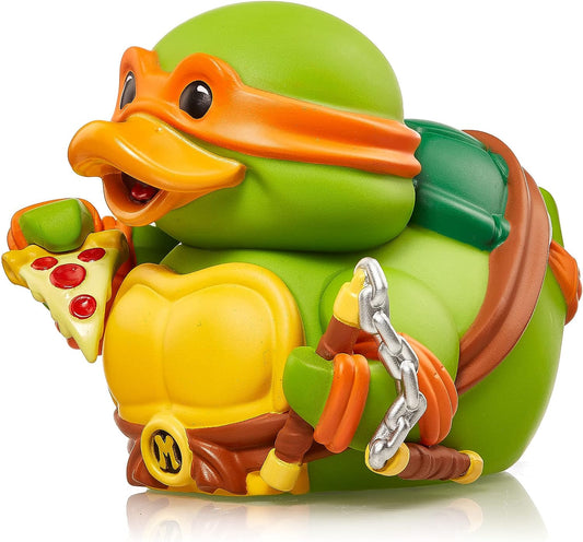 TUBBZ First Edition Michelangelo Collectible Vinyl Rubber Duck Figure - Official Teenage Mutant Ninja Turtles Merchandise - TV, Movies & Video Games