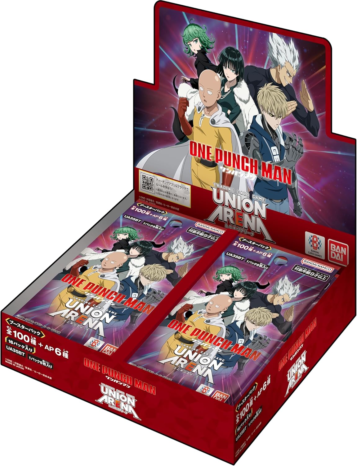 BANDAI UNION ARENA Booster Box - One Punch Man [UA35BT] (Japanese) - 16 Packs