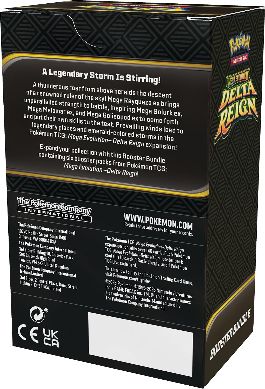 Pokemon TCG: Mega Evolution - Delta Reign Booster Bundle - Presale Ships 11/06/2026