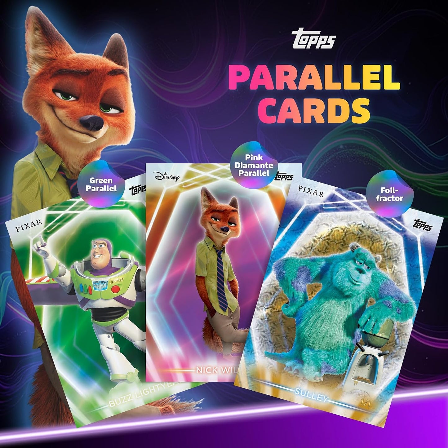 2026 Topps Disney Neon Value Blaster Box