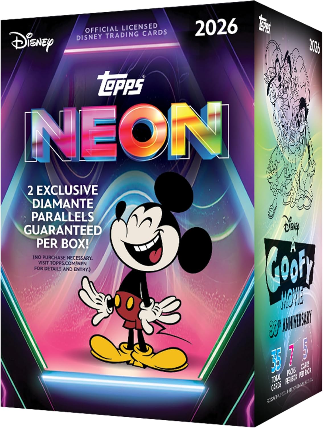 2026 Topps Disney Neon Value Blaster Box