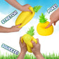 Toymendous Squishy Pineapple – Jumbo 6.5-Inch Squishy Fruit Stress Relief Toy – Sensory Stress Ball for Kids, Teens & Adults