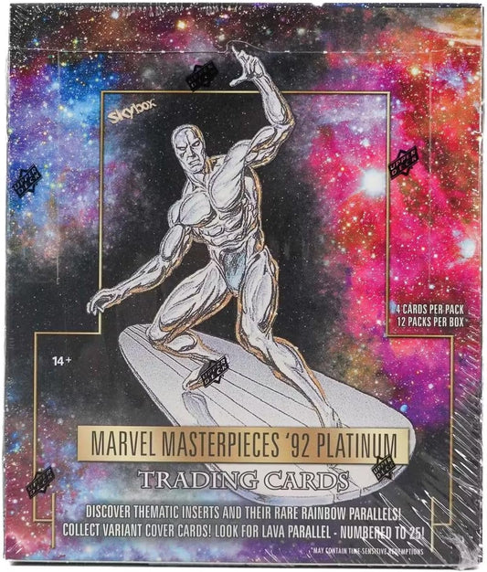 Upper Deck 2024 Marvel Masterpieces '92 Platinum HOBBY box (12 pks/bx)