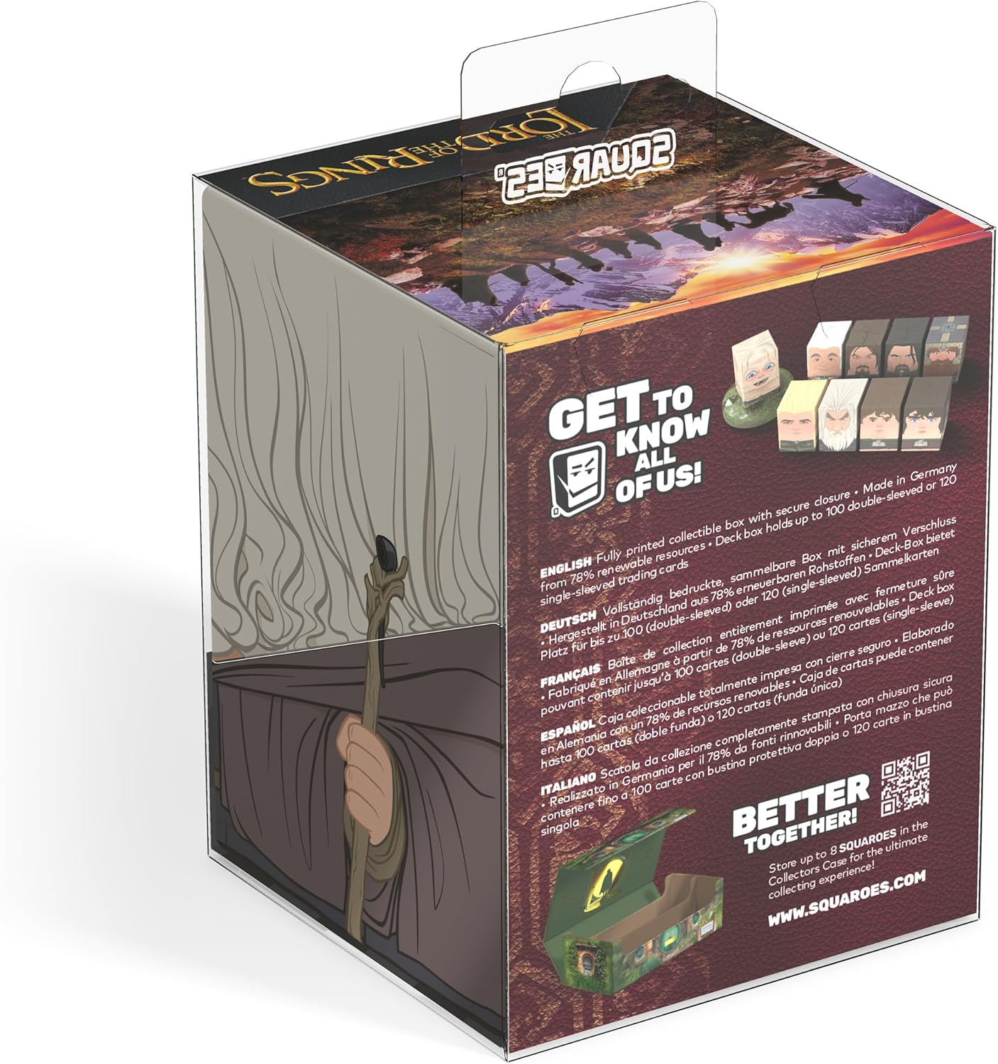 Ultimate Guard - Squaroes - Boulder 100+ - Lord of the Rings - LOTR003 - Gandalf the Grey