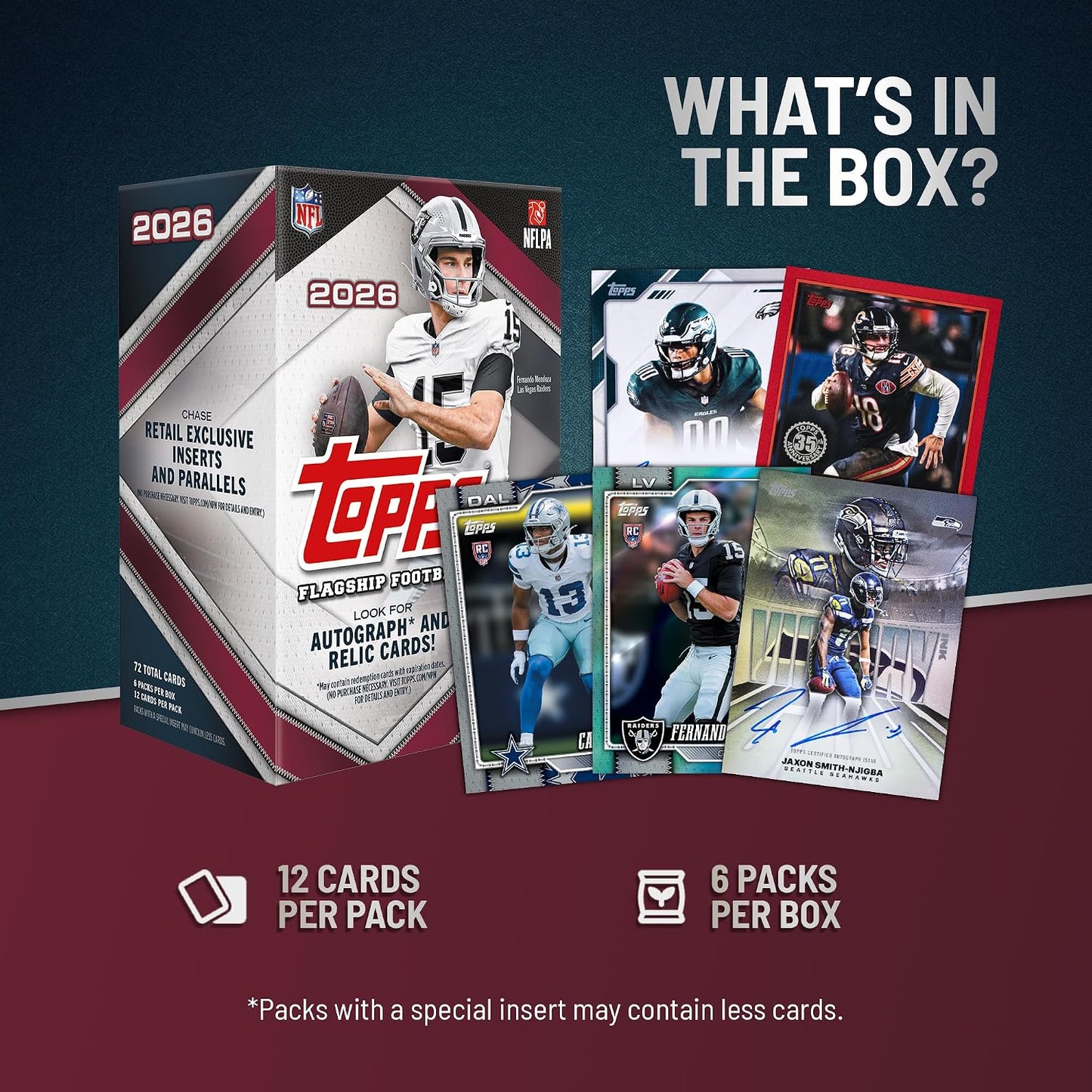 2026 Topps NFL Flagship Football Value Blaster Box