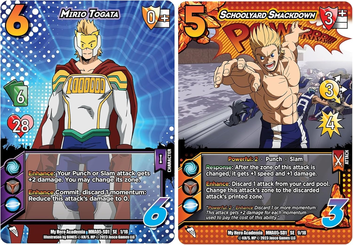 My Hero Academia Collectible Card Game Series 5: Clash Deck Mirio Togata - Ready to Play Out of The Box, 51 Card Deck & Playmat, MHA