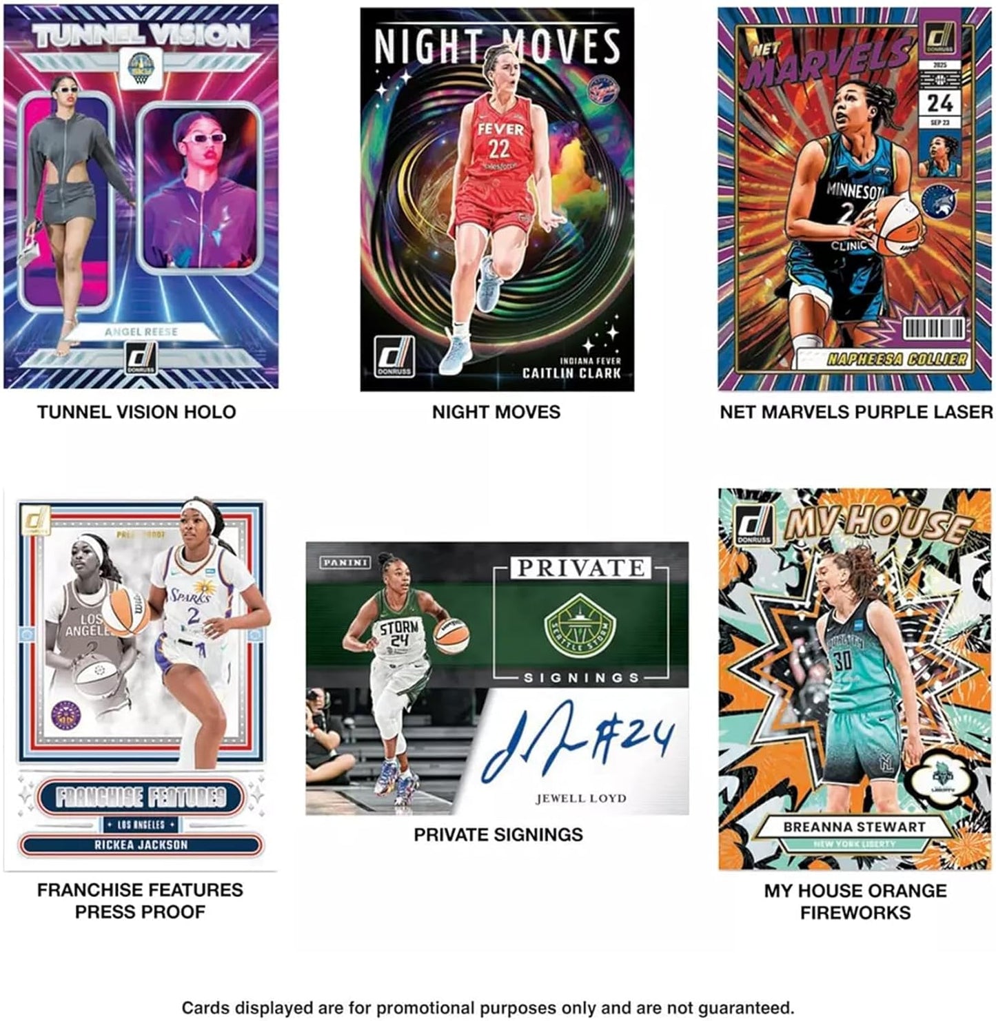 2024–25 Panini Donruss WNBA Basketball Blaster Box – Official Trading Cards – Includes Rookie Cards, Inserts & Parallels