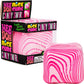 Schylling Candy Swirl Nice Cube - Sensory Squeeze Toy with Super Solid Squish - 2.25" Cube - Pink and White