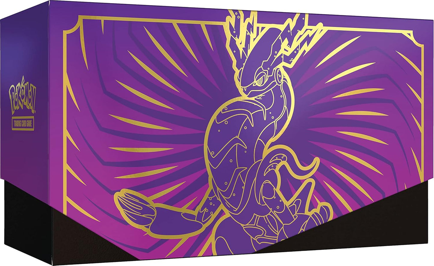 Pokemon TCG: Scarlet and Violet Elite Trainer Box - Miraidon Purple (1 Full Art Promo Card, 9 Boosters and Premium Accessories)