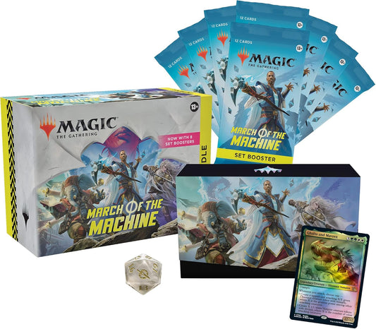 Magic: The Gathering March of the Machine Bundle | 8 Set Boosters + Accessories