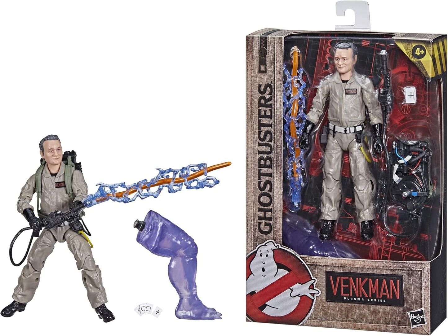 Ghostbusters Plasma Series Peter Venkman Toy 6-Inch-Scale Collectible Afterlife Figure with Accessories, Kids Ages 4 and Up (F1329)