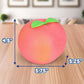 Squishy Extra Large Peach, Gag Gifts Funny Adult, Giant Stress Ball, Fidget Sensory Toy for Kids, ADHD Toys