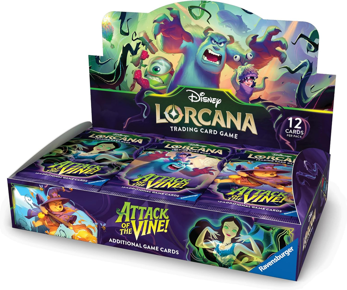 Ravensburger Disney Lorcana TCG: Attack of the Vine! Booster Pack Display - 24 Packs - Presale Ships 07/24/2026