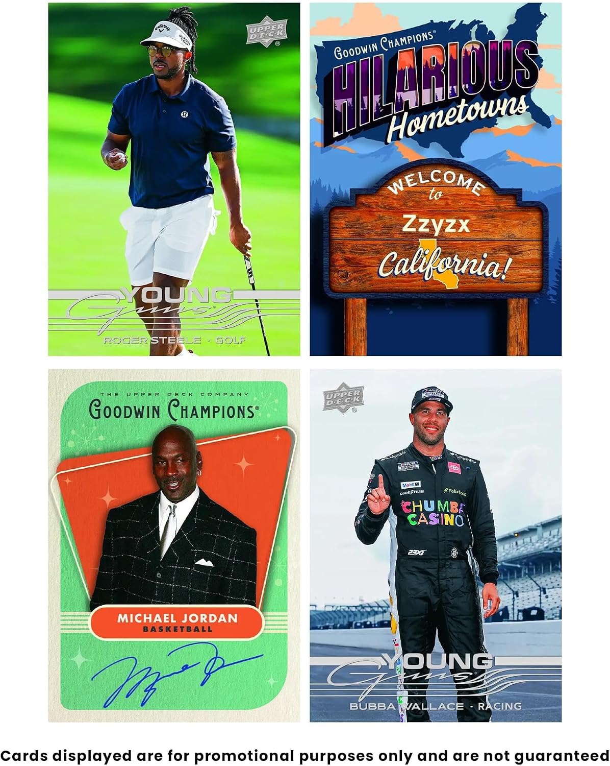 Upper Deck 2026 Goodwin Champions Blaster Box – 7 Packs, 5 Cards per Pack, Multi-Sport and Entertainment Trading Cards