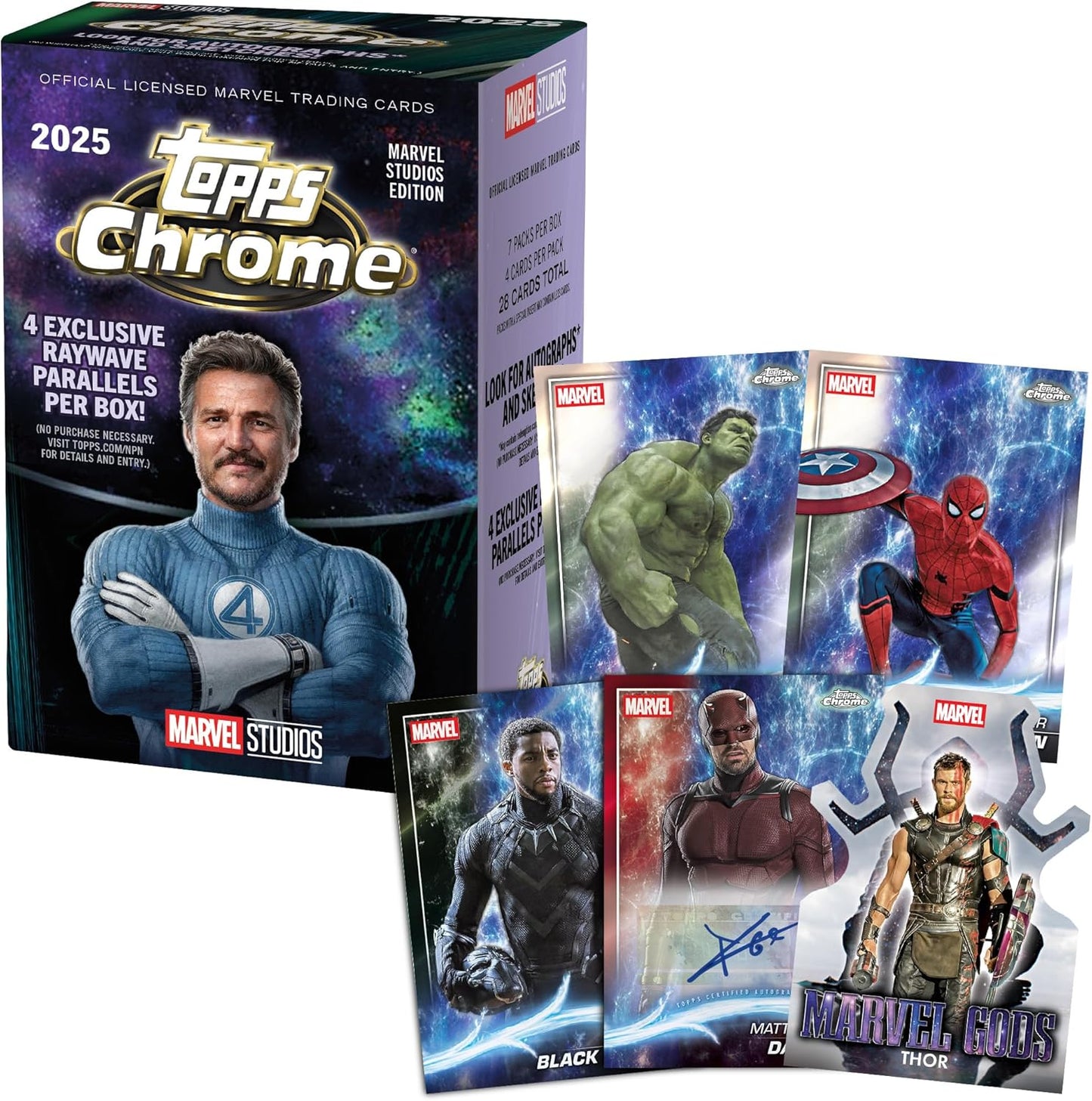 2025 Topps Marvel Studios Chrome Value Blaster Box