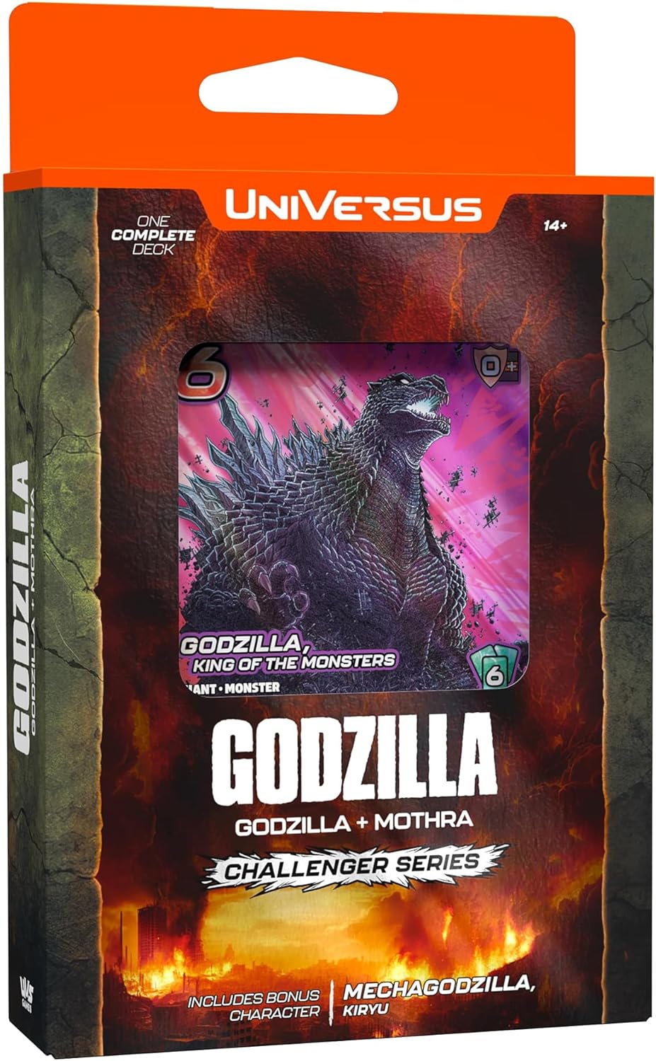 UniVersus Godzilla Challenger Series - Godzilla & Mothra Deck - 2 Character Decks, Ready to Play, Deck Building Card Game, Licensed, UVS Games