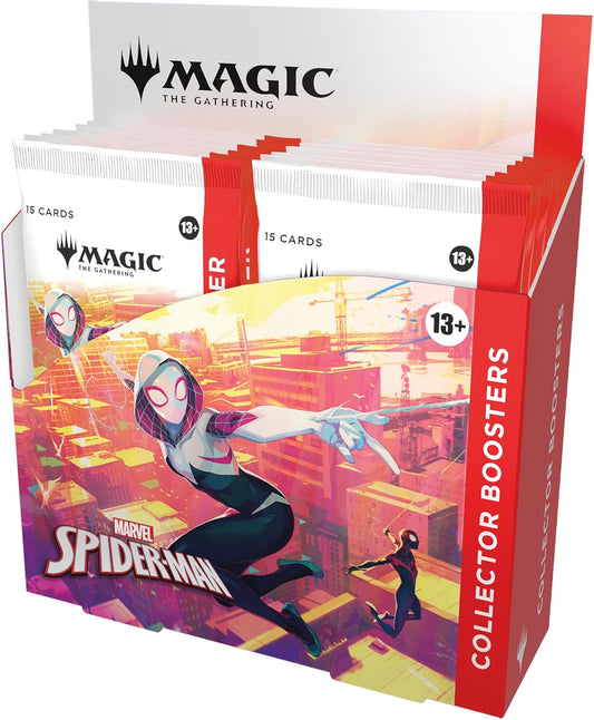 Magic: The Gathering Marvel's Spider-Man - Collector Booster Box (12 Packs) - Presale Ships 09/26/2025