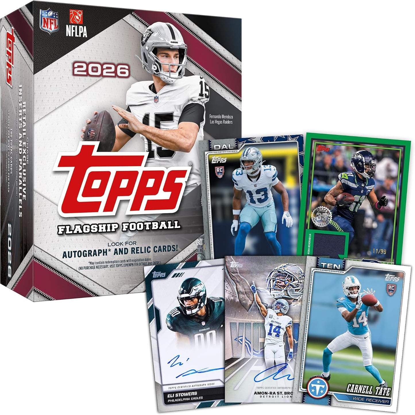 2026 Topps NFL Flagship Football - Mega Box