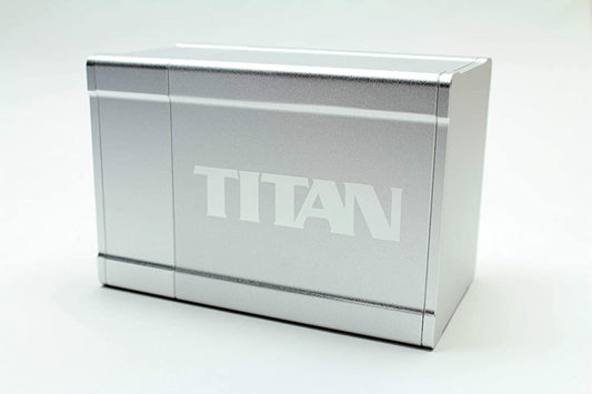 Silver Satin Titan Solid Box Gods Premium High Strength Deck Box Case Protector