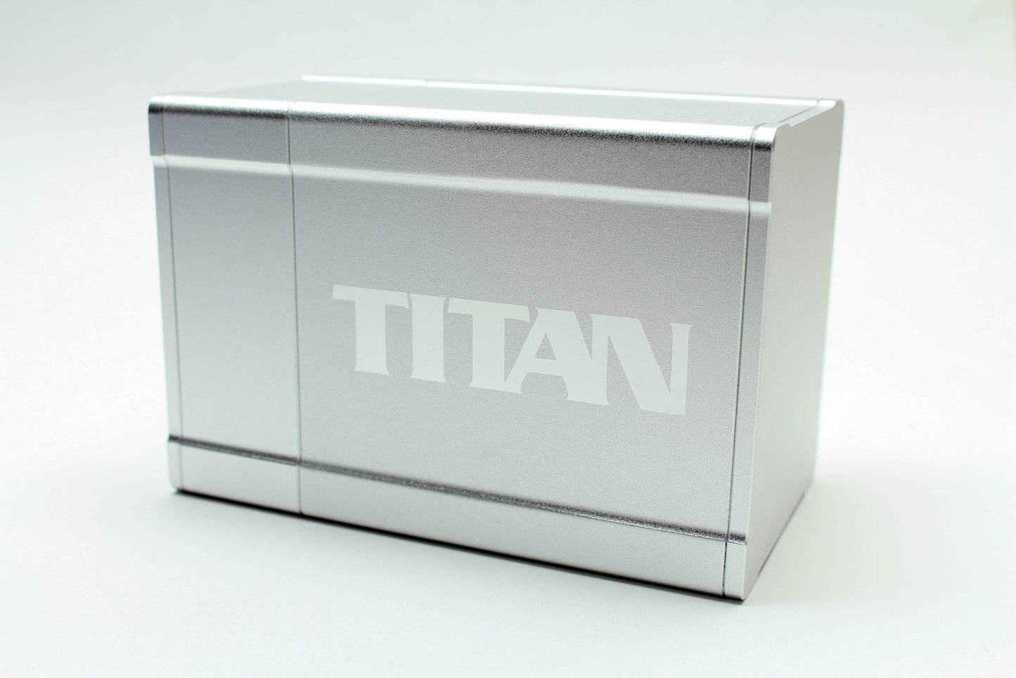 Silver Satin Titan Solid Box Gods Premium High Strength Deck Box Case Protector