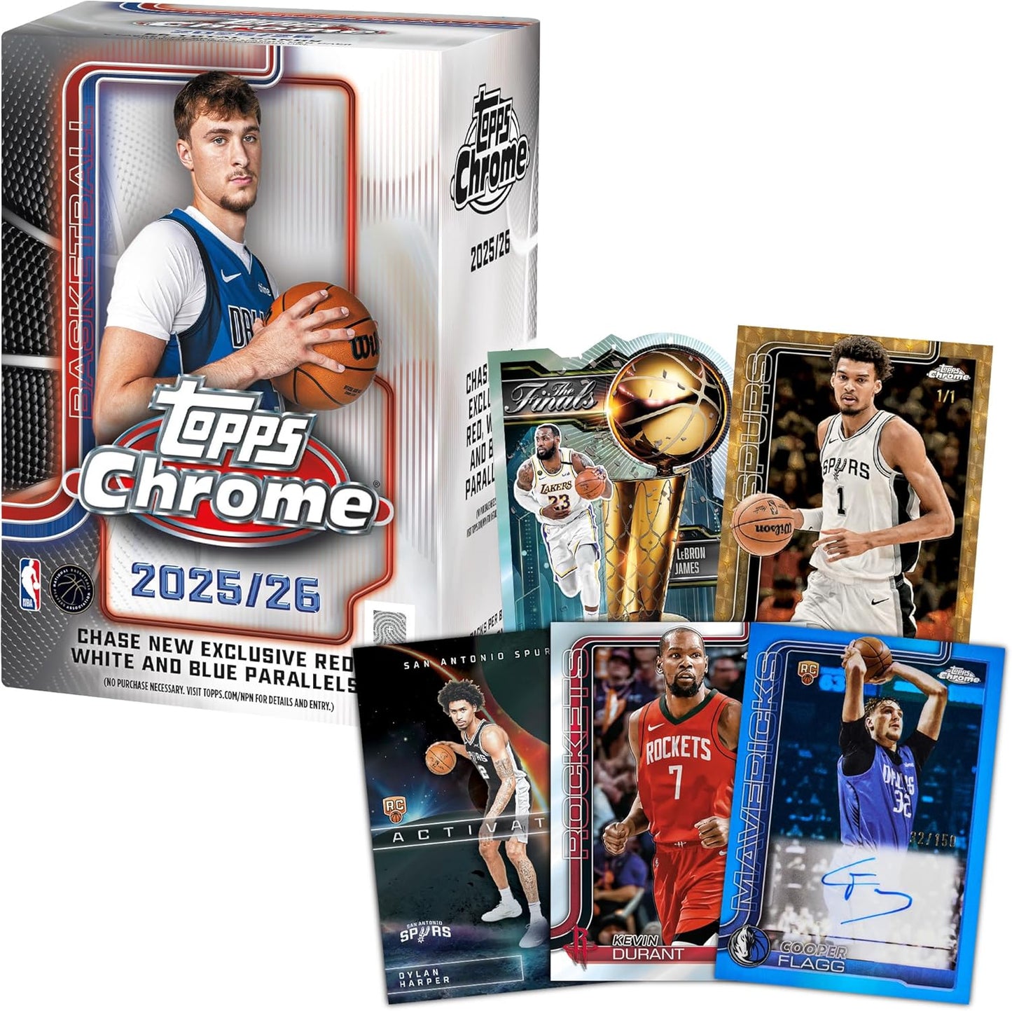 Topps 2025-26 Chrome Basketball Value Blaster Box
