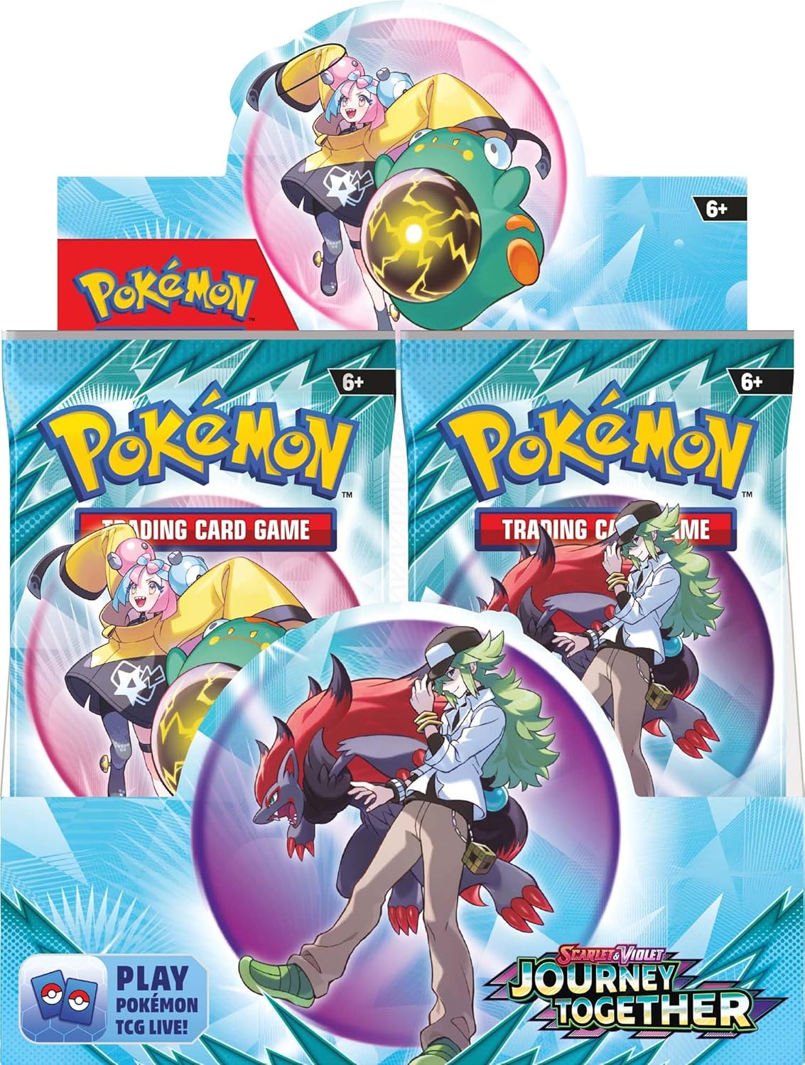 Pokemon TCG: Scarlet & Violet—Journey Together Enhanced Booster Display Box (36 Packs) - Presale Ships 3/28/2025