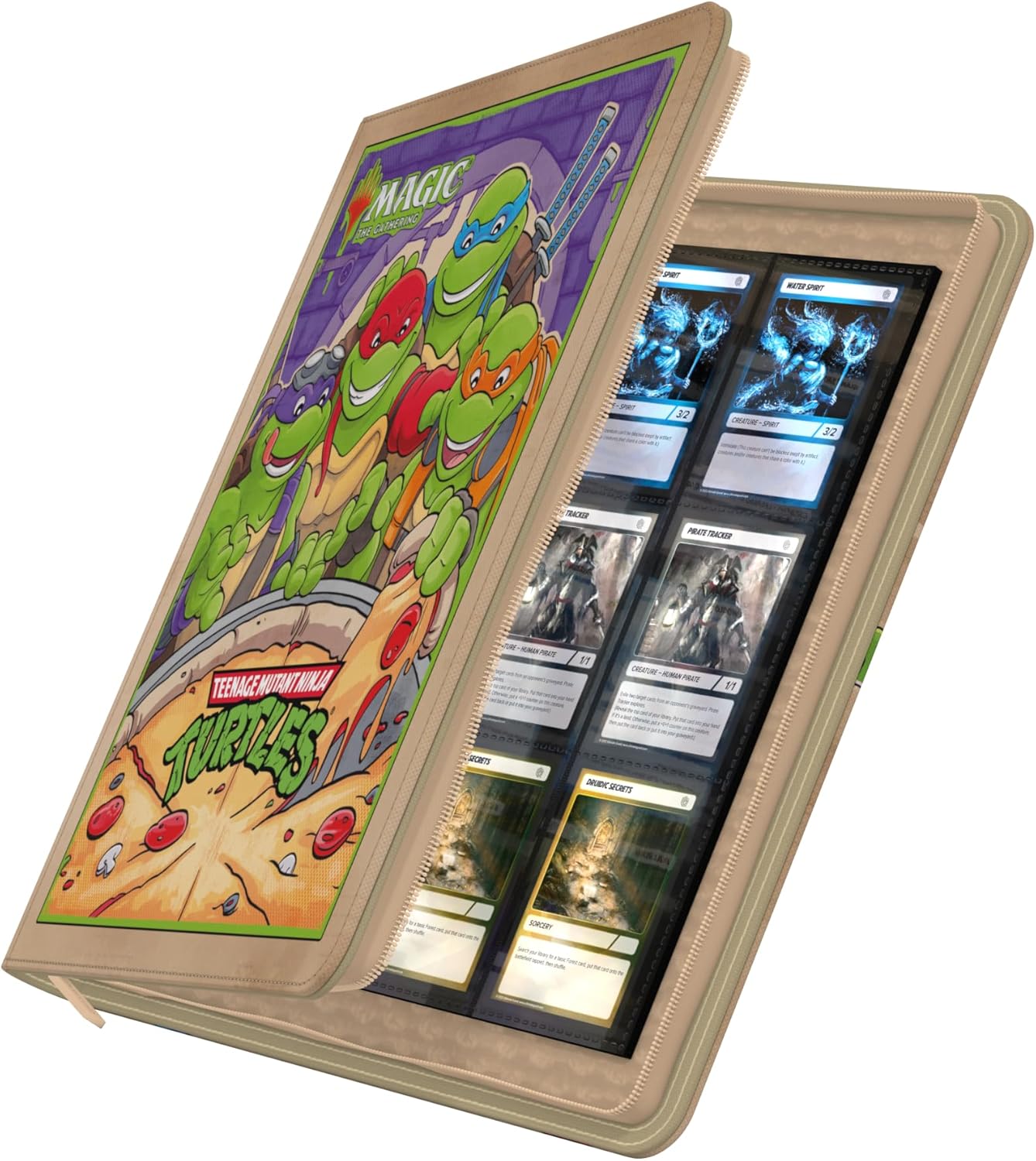 Ultimate Guard - Zipfolio 480 Xenoskin - Magic: The Gathering Universes Beyond - Teenage Mutant Ninja Turtles - Pizza Box