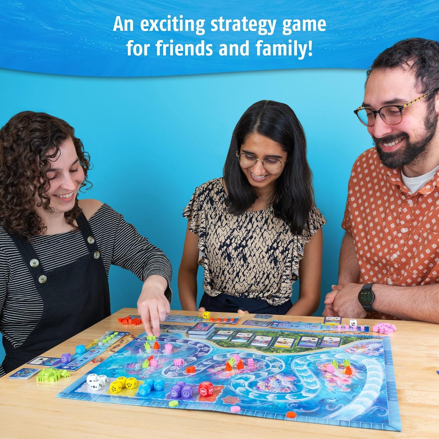 Australis Board Game - Explore The Nature of The Ocean - DICE Drafting Game - 2-4 Players - Ages 10 and UP - 60 Minute Playtime