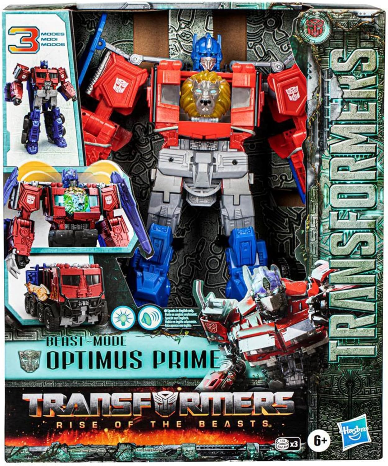 Transformers: Rise of The Beasts Beast-Mode Optimus Prime