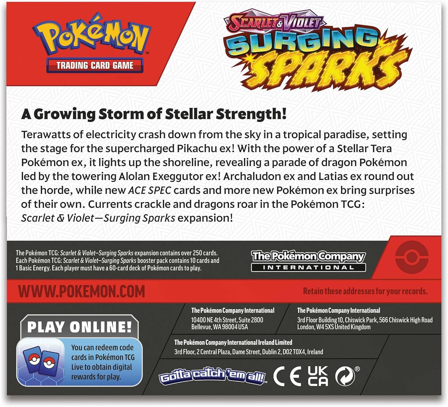 Pokemon TCG: Scarlet & Violet - Surging Sparks Booster Display Box