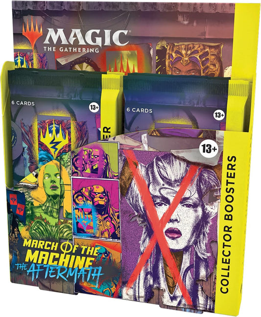 Magic: The Gathering March of the Machine: The Aftermath Collector Booster Box | 12 Packs (72 Magic Cards)