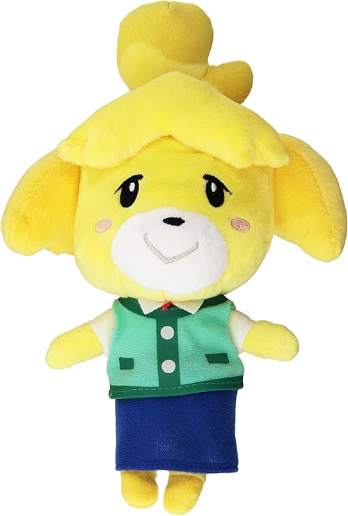 Little Buddy USA Animal Crossing New Leaf Isabelle/Shizue 8"" Plush, Multi-Colored, Standard (1307)