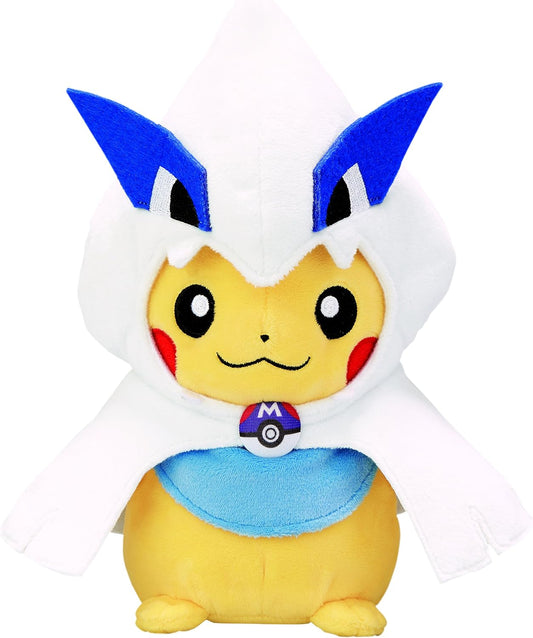 Pokemon Center Original Stuffed Lugia Poncho Pikachu