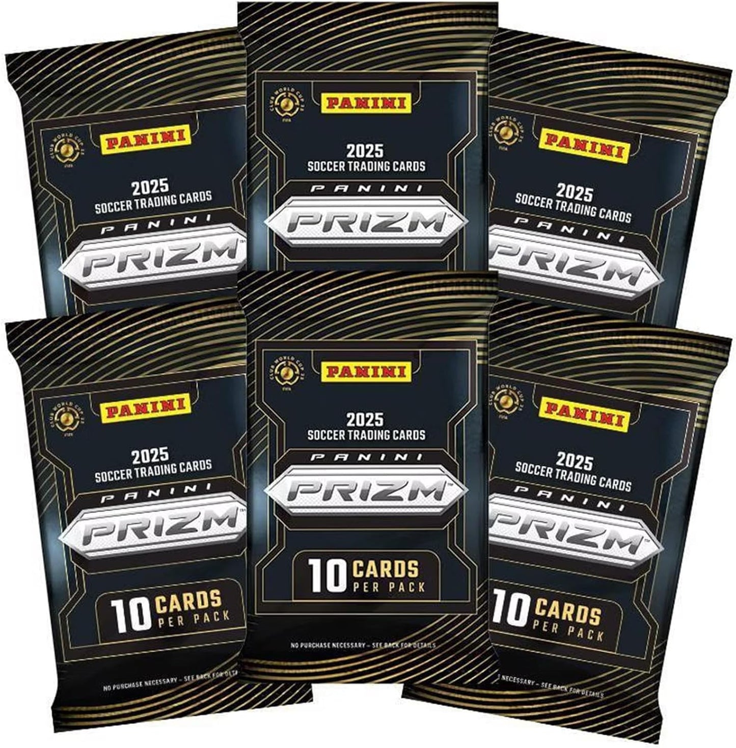 Panini 2025 Prizm Club World Cup Soccer Mega Box – FIFA Trading Cards – Includes Mega Box Exclusive Prizms, Rookies & Inserts – Official Panini Retail Set