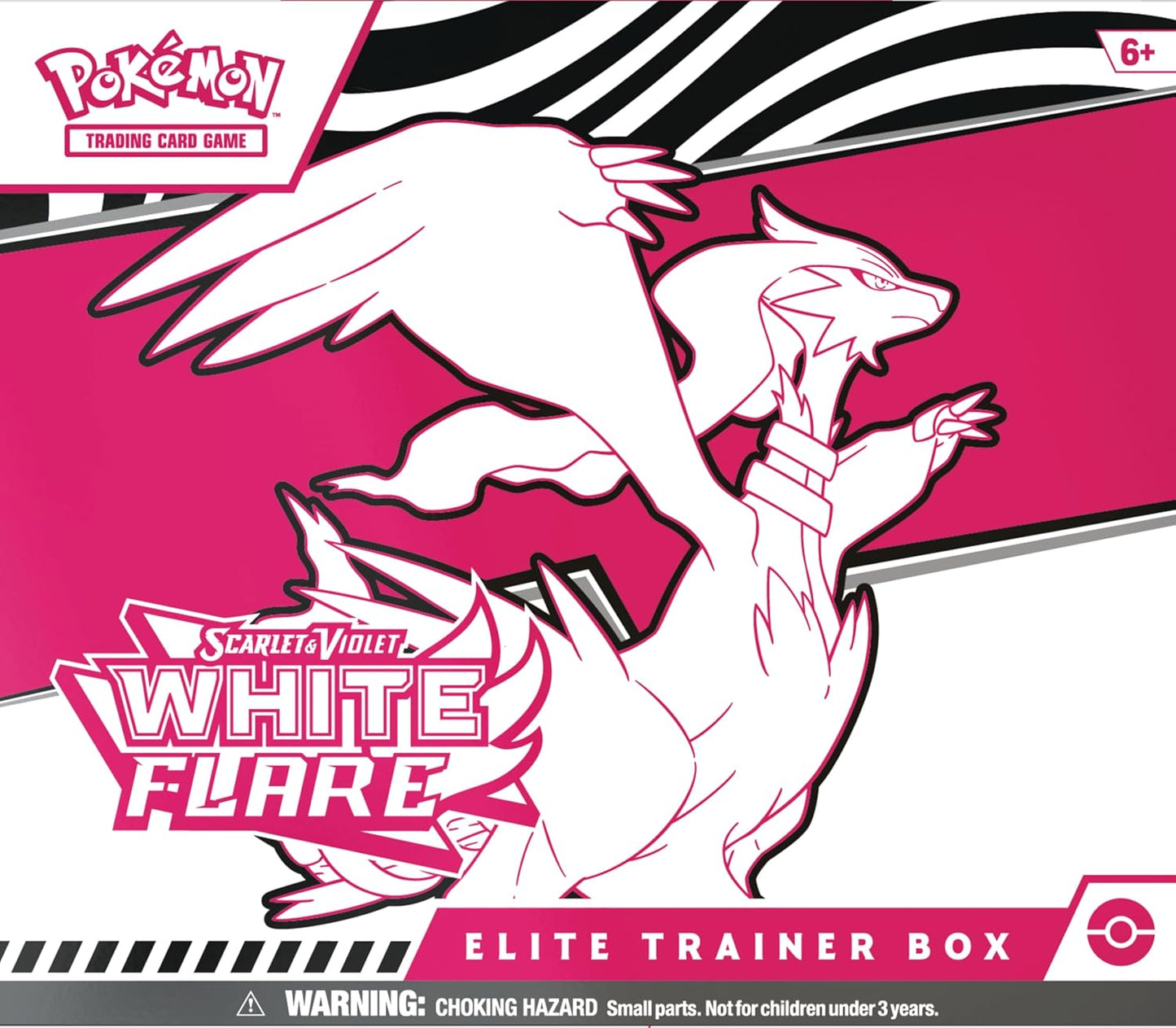 Pokemon TCG Scarlet & Violet 10.5 White Flare Elite Trainer Box - 9 Packs, Promo Card