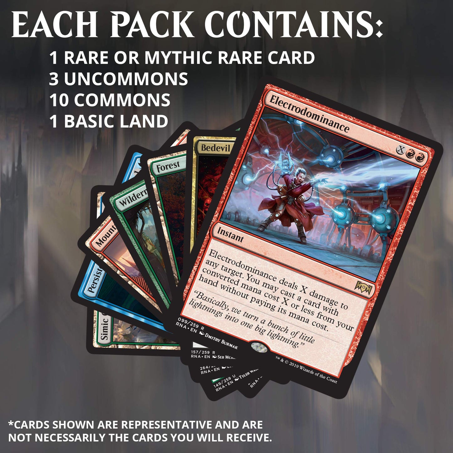 Magic: The Gathering Ravnica Allegiance Booster Box | 36 Booster Packs (540 Cards)