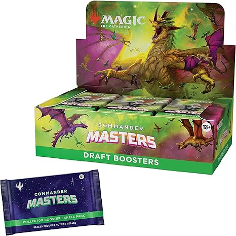 Magic The Gathering Commander Masters Draft Booster Box - 24 Packs