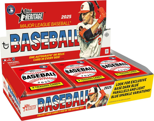 Topps 2025 Heritage Baseball Hobby Box